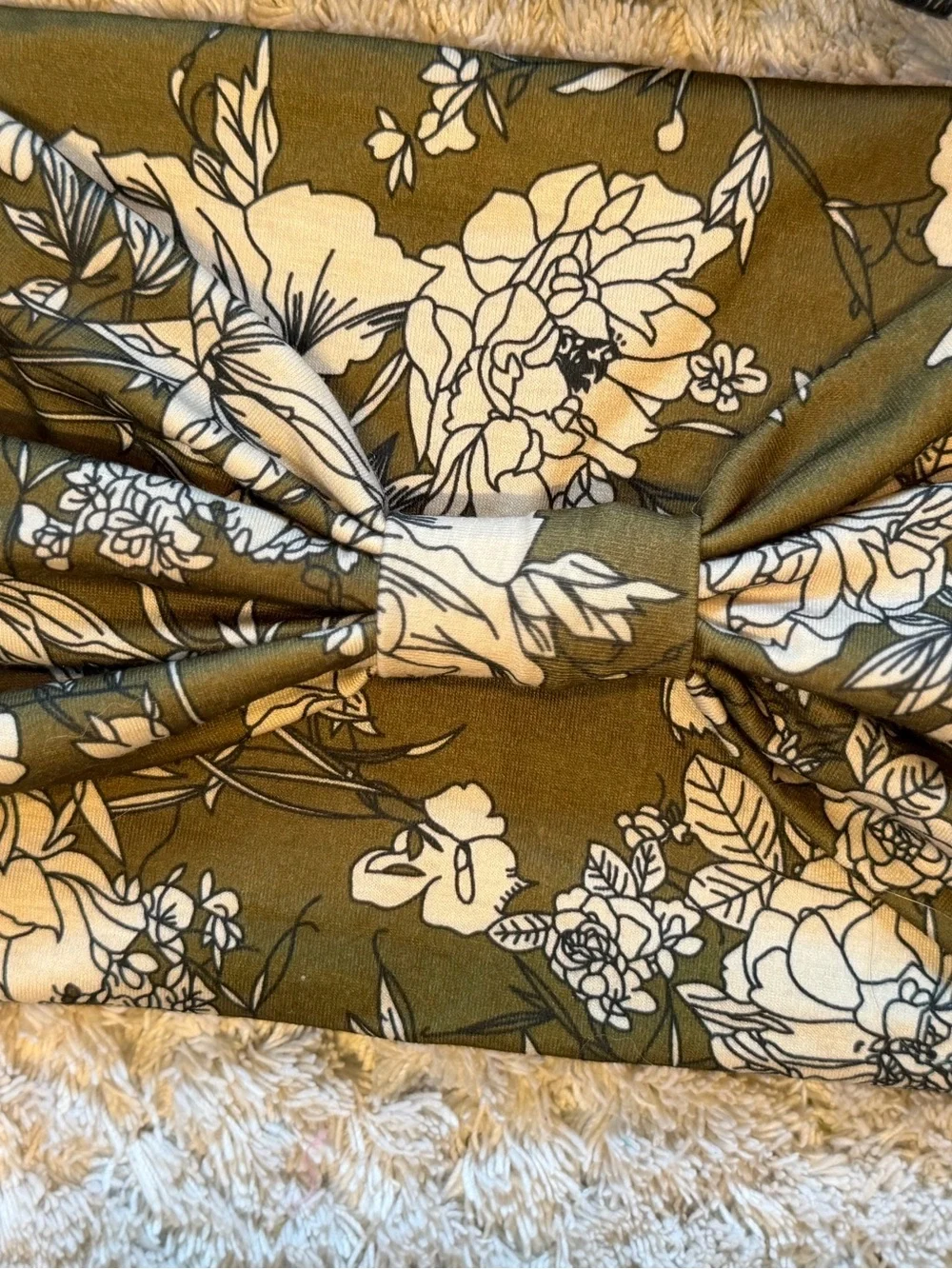 Floral Twist Headwraps Set - Multicolor Botanicals set of 5